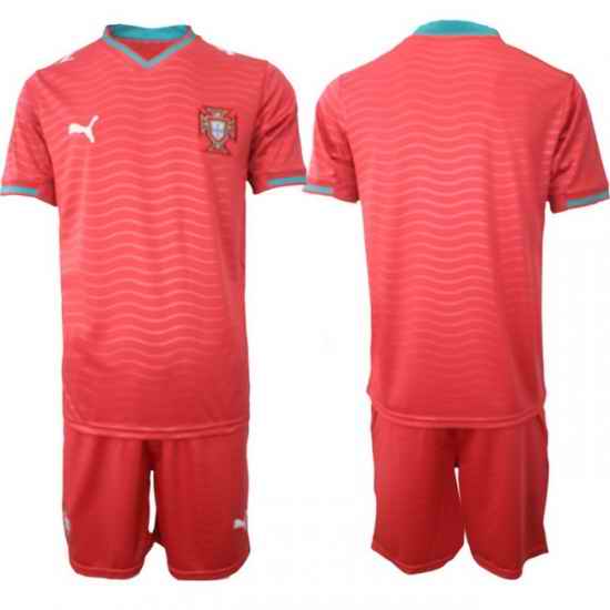 Portugal 2026 FIFA World Cup Soccer Jersey Red BLANK